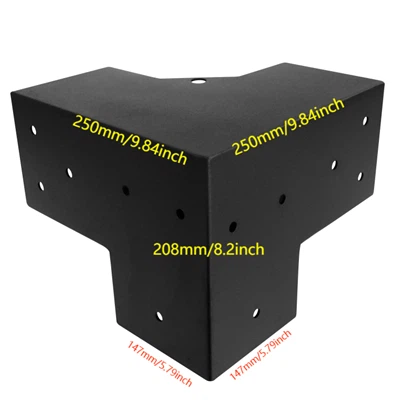 6"x6" 3-Way Pergola konzolok