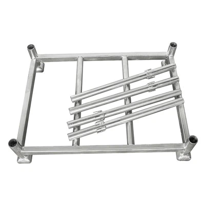 Nagy teherbírású összecsukható kerek cső raklap