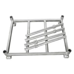 Nagy teherbírású összecsukható kerek cső raklap